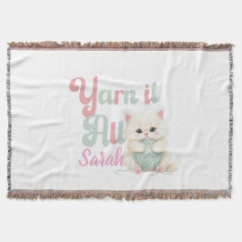 Personalisierte Yarn it All Wurfdecke  Decke