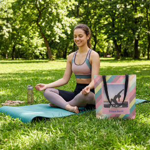 Personalisierte Yoga Lover Lehrerin Mama Frauen Ge Tasche