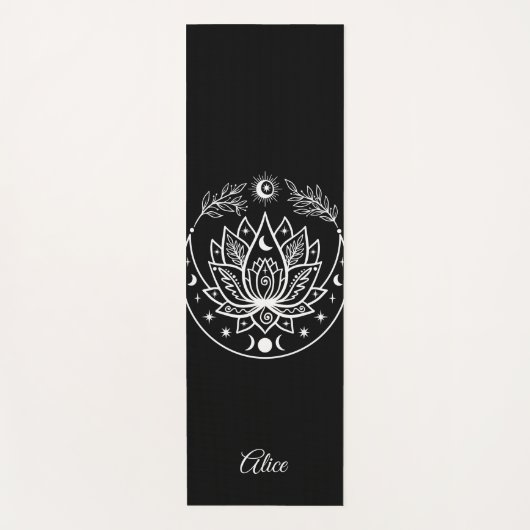 Personalisierte Yoga Mat Meditation Geschenk Fraue Yogamatte (Vorderseite)