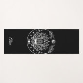 Personalisierte Yoga Mat Meditation Geschenk Fraue Yogamatte (Vorderseite (Horizontal))