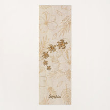 Personalisierte Yoga Mat Meditation Hawaii Meeress