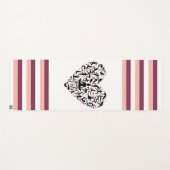 Personalisierte Yoga Matte mit Herz & Name (Vorderseite (Horizontal))