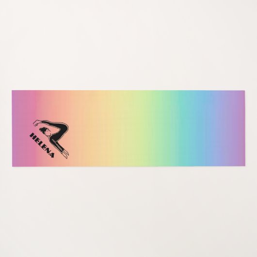 Personalisierte Yoga Pilates Matten (Rückseite (Horizontal))