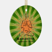 Personalisierte Yoga Pose Ornament (Rechts)
