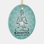 Personalisierte Yoga Pose Ornament (Rechts)