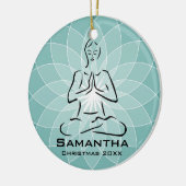 Personalisierte Yoga Pose Ornament (Links)