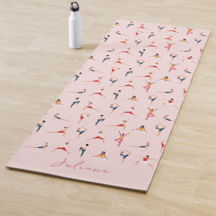 Personalisierte Yoga-Posen Yoga-Mat Yogamatte