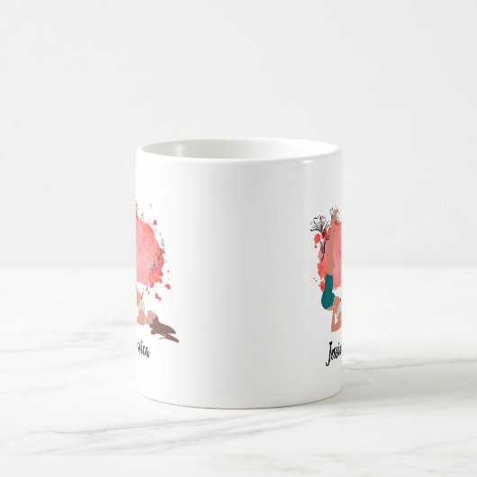Personalisierte Yoga-Tasse, Tasse zu inspirierende (Mittel)