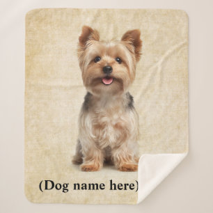 Personalisierte Yorkie-Hundemutter Sherpadecke