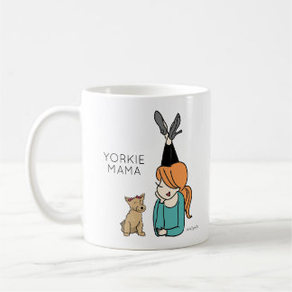 Personalisierte Yorkie-Mama-Kaffee-Tasse Kaffeetasse