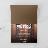 Personalisierte "You Rock"-Multigelegenheit Karte (Innenseite)