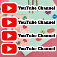 Personalisierte Youtube Channel Handle Social Medi