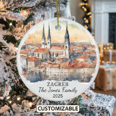 Personalisierte Zagreber Ornamente, Kroatien Gesch Keramik Ornament