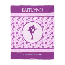 Personalisierte Zahl Skater-lila Herz mit Blumen