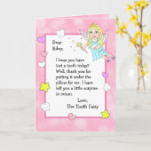 Personalisierte Zahnfleischkarte Karte (Gelbe Blume)