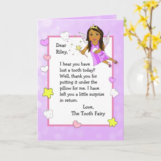 Personalisierte Zahnfleischkarte Karte (Gelbe Blume)