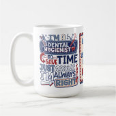 Personalisierte Zahnhygiene Kaffeetasse (Links)