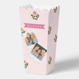 Personalisierte Zarte Botanische Florale Romantisc Geschenkschachtel