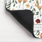 Personalisierte zarte Flora Mousepad (Ecke)