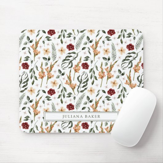 Personalisierte zarte Flora Mousepad (Mit Mouse)