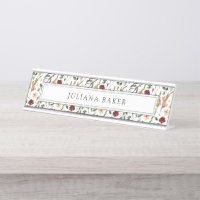 Personalisierte zarte Flora