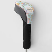 Personalisierte Zauberbücher Mädchen Schule Mintgr Golf Headcover (angewinkelt)