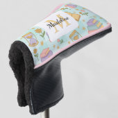 Personalisierte Zauberbücher Mädchen Schule Mintgr Golf Headcover (3/4 Vorderseite)