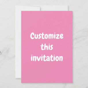 Personalisierte Zazzle-Einladungen nach Maß Einladung