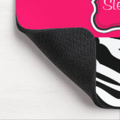 Personalisierte Zebra-Maus-Pad Mousepad (Ecke)