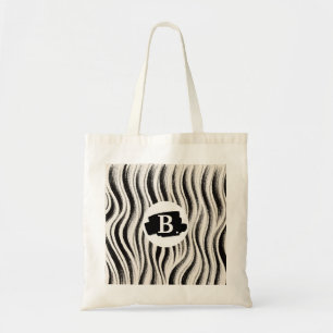 Personalisierte Zebra Stripe Drucktasche Tragetasche
