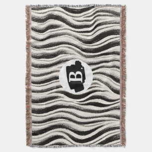 Personalisierte Zebra Stripe-Keule Decke