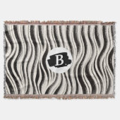 Personalisierte Zebra Stripe-Keule Decke (Vorderseite)
