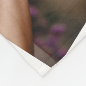 Personalisierte zeitgemäße Hochzeitsfotocollage Fleecedecke (Ecke)