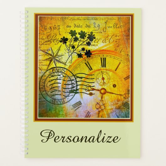 Personalisierte Zeitreise Planer (Vorderseite)