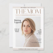 Personalisierte Zeitschrift im Muttertagsstil MAMA Feiertagskarte (Vorderseite)