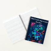 Personalisierte Zeitschrift mit Chameleon Art Notizblock (Innenseite)
