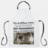 Personalisierte Zeitungstitel | Beste Großmutter Schürze (Vorderseite)