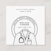 Personalisierte Zeremonie Begleitkarte (Rückseite)