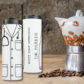 Personalisierte Zeremonie des neuen Arztes Thermosbecher