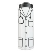 Personalisierte Zeremonie des neuen Arztes Thermosbecher (Vorderseite)