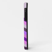Personalisierte Zickzack lila Explosion Case-Mate iPhone Hülle (Hinten/Links)