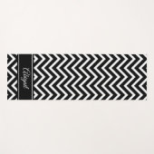 Personalisierte Zickzack Yoga Mat Yogamatte (Vorderseite (Horizontal))