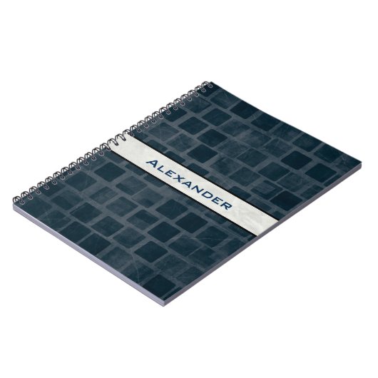 Personalisierte Ziegelwand Notizblock (Linke Seite)