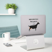 Personalisierte Ziegenfarm Aufkleber (Laptop auf Schreibtisch)