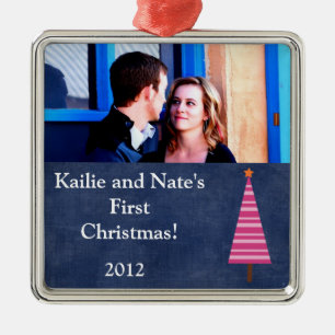 Personalisierte Ziergegenstände Weihnachtsbaum Ros Ornament Aus Metall