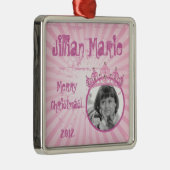 Personalisierte Zierkronenkrone Ornament Aus Metall (Rechts)