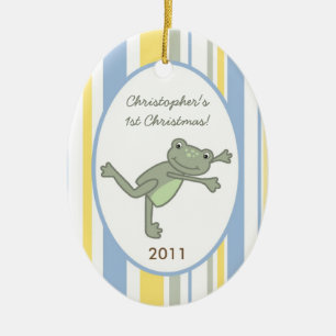 Personalisierte Zierleap Frosch Schildkrötenbiene Keramikornament