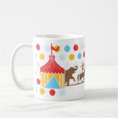 Personalisierte Zirkus-Tasse Kaffeetasse (Links)