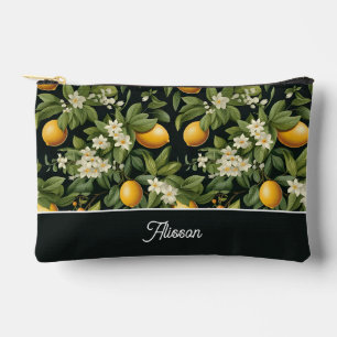 Personalisierte Zitronen-Accessoire-Tasche Zubehörtasche