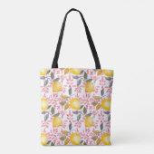 Personalisierte Zitronen-Tasche Tasche (Rückseite)